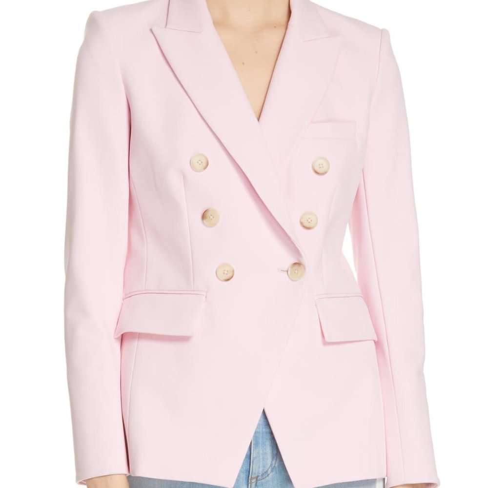 Veronica Beard Lonny Dickey Jacket in Ice Pink